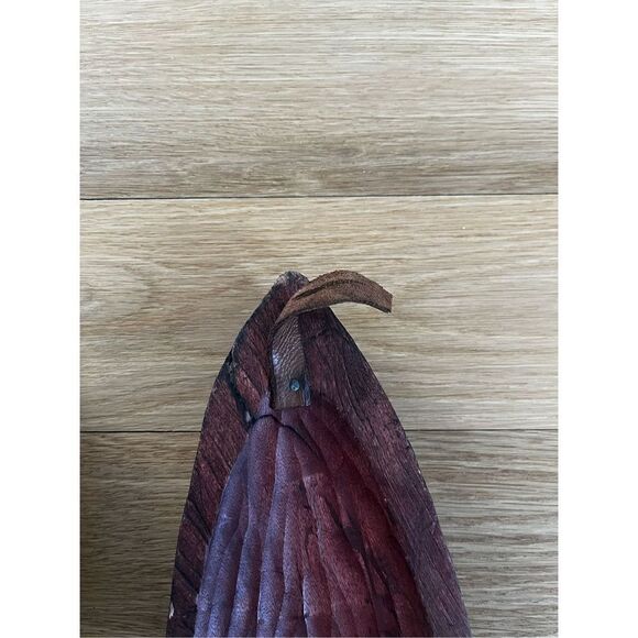 Kenyan African Face Masks with Grommets His and Hers Brown/Black Wood Carved Han - Picture 6 of 7